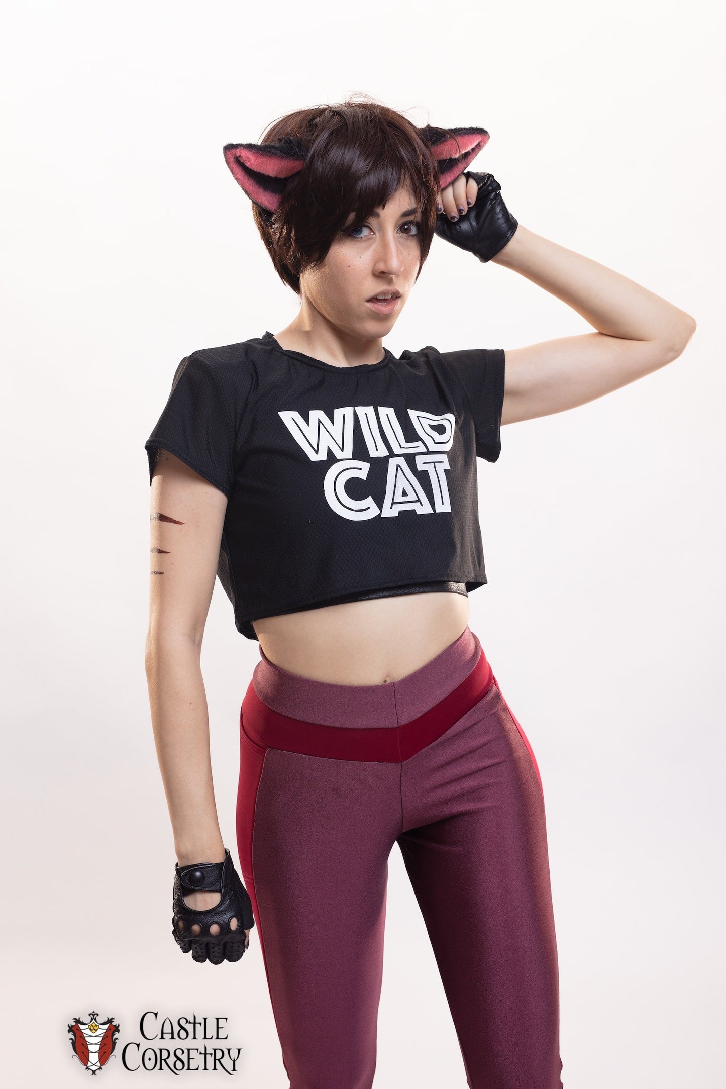 Large Wild Cat Gym Pants