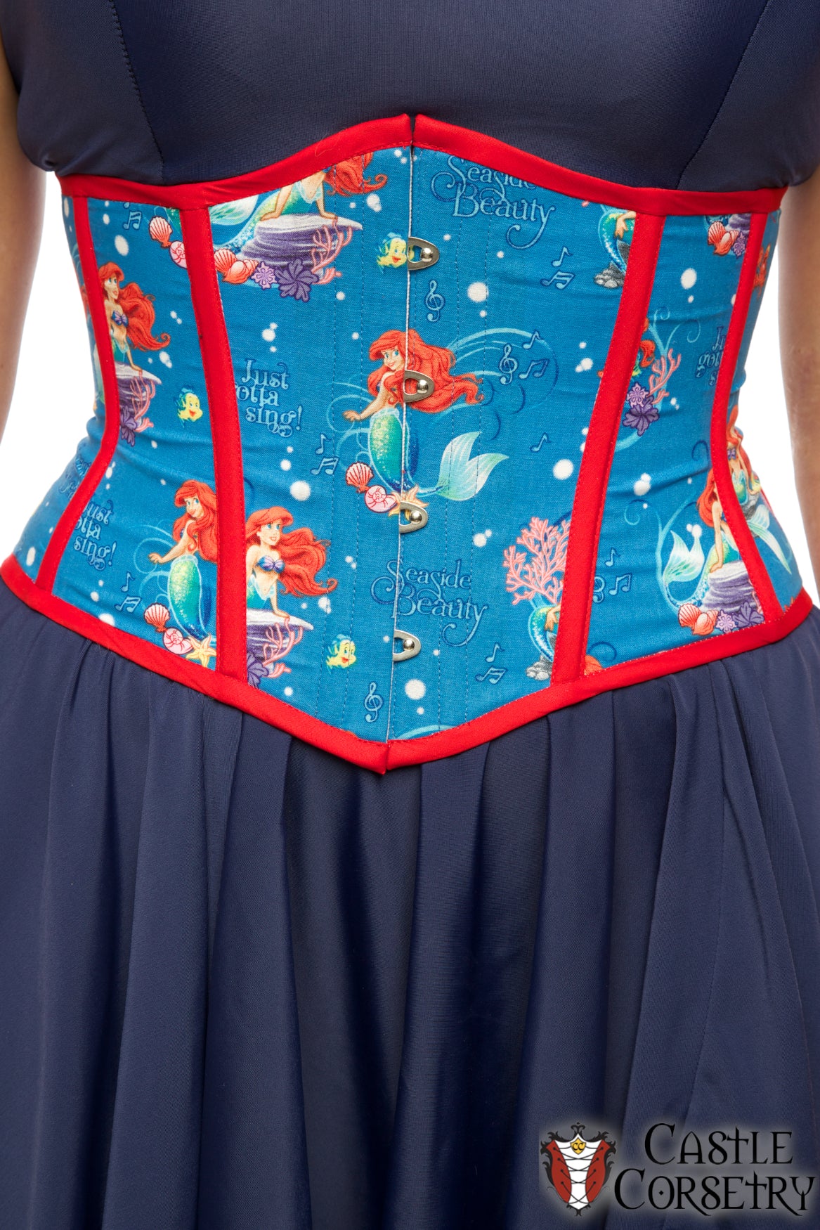Size 26" Mermaid Red Waist Cincher