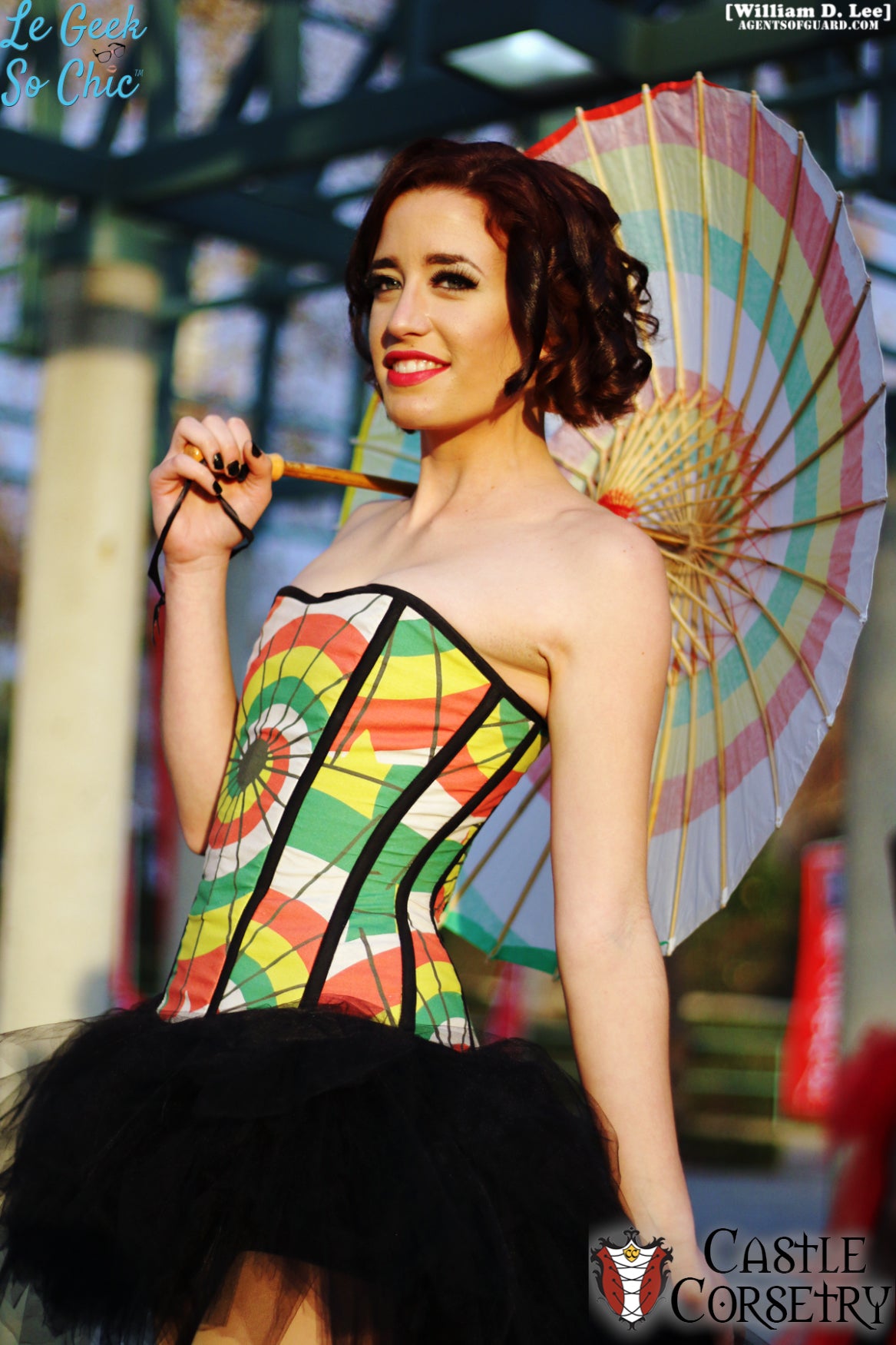 Size 20" Kaylee's Parasol Overbust Corset