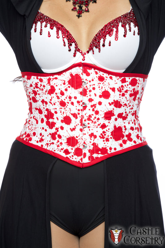 34C Blood Drip Rhinestone Bra