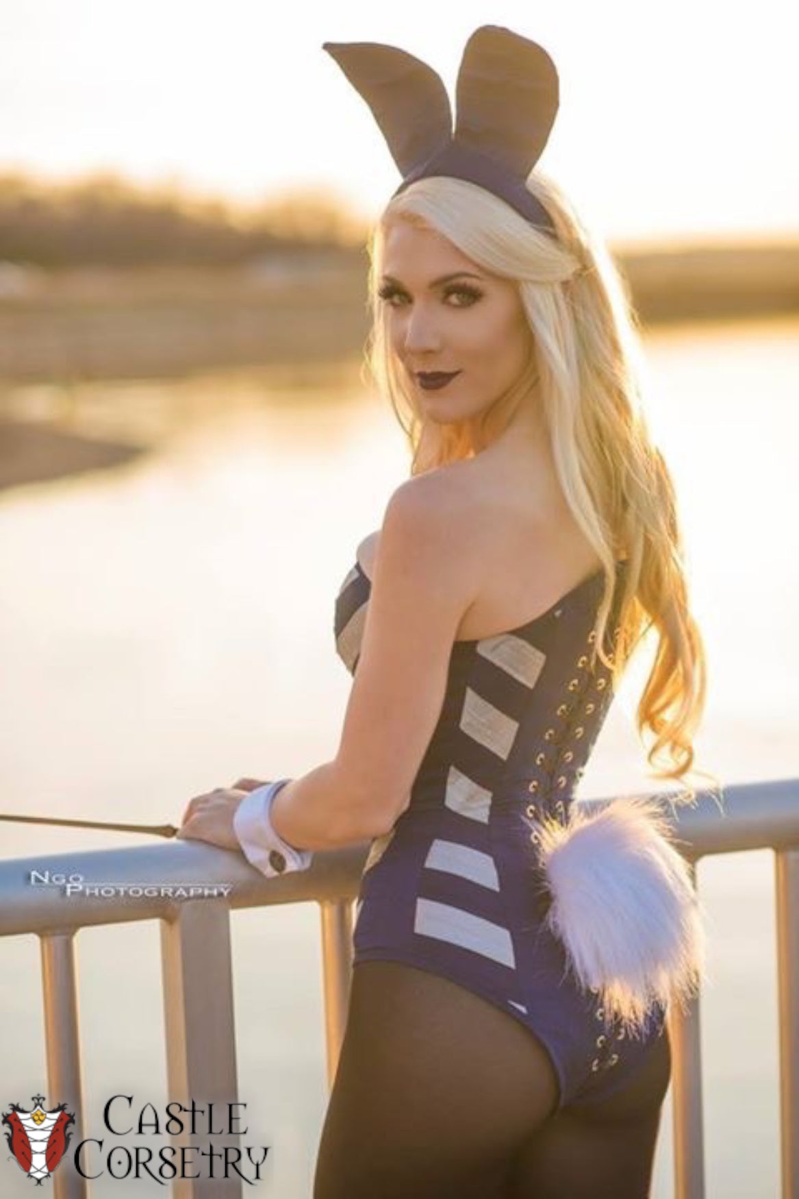 Size 22" Ravenclaw Bunny Corset