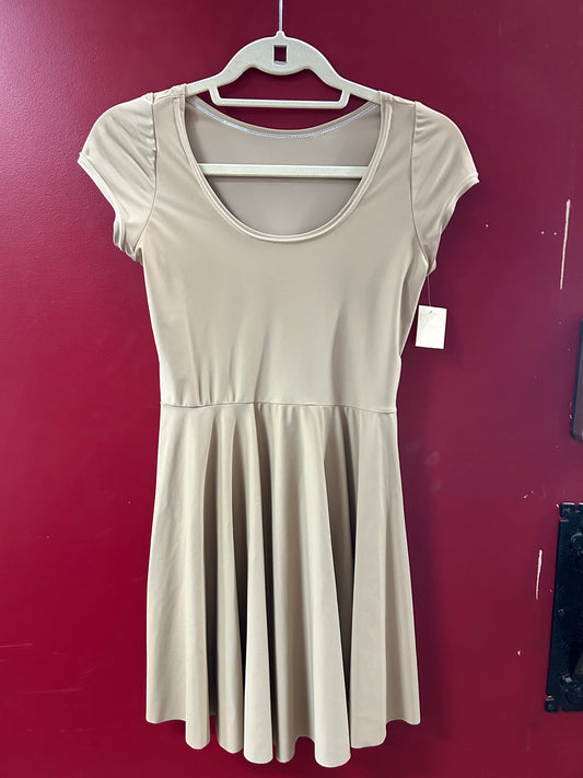Medium Khaki Skater Dress