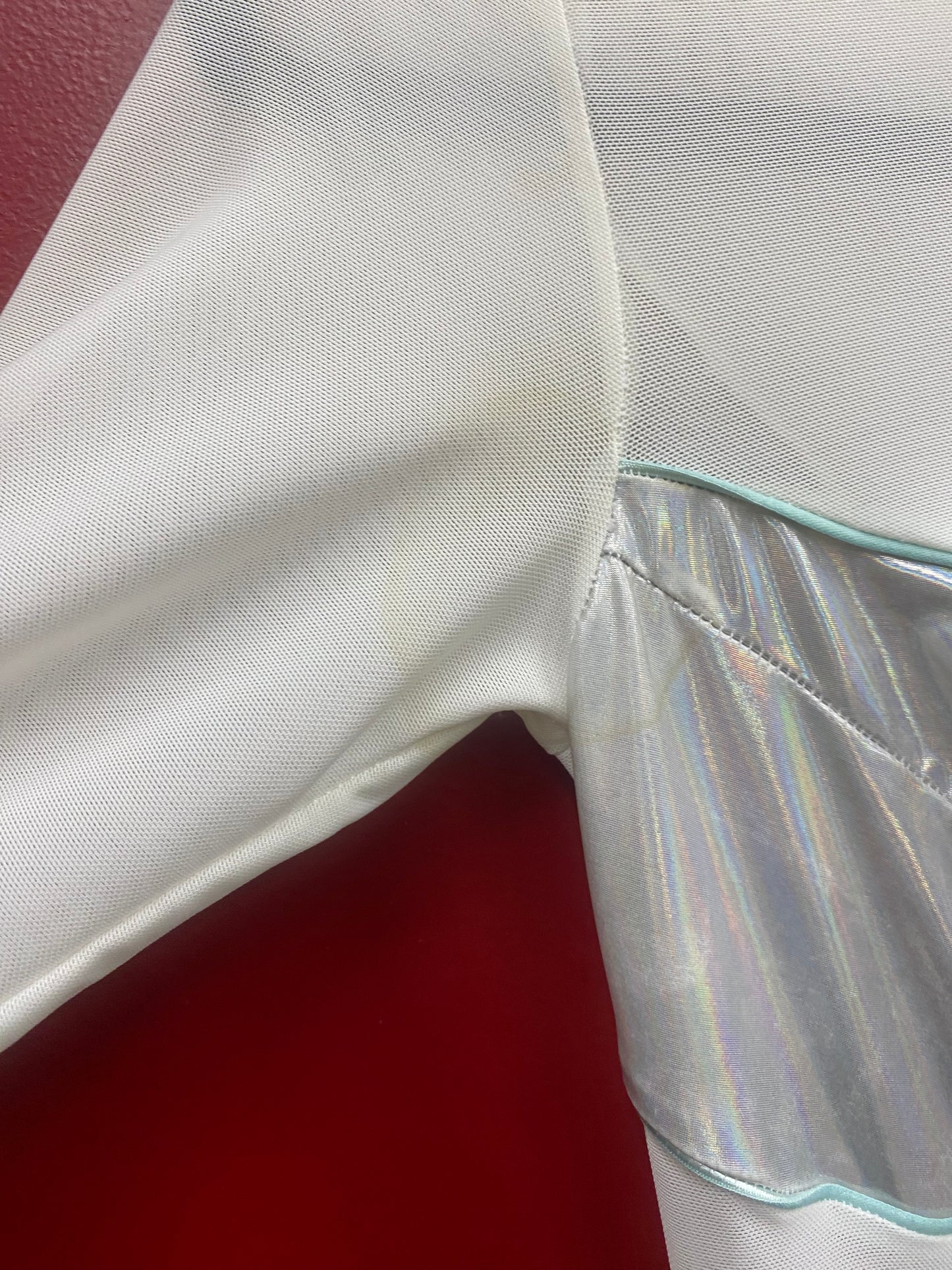 Small Left Sleeve Holographic Bodysuit
