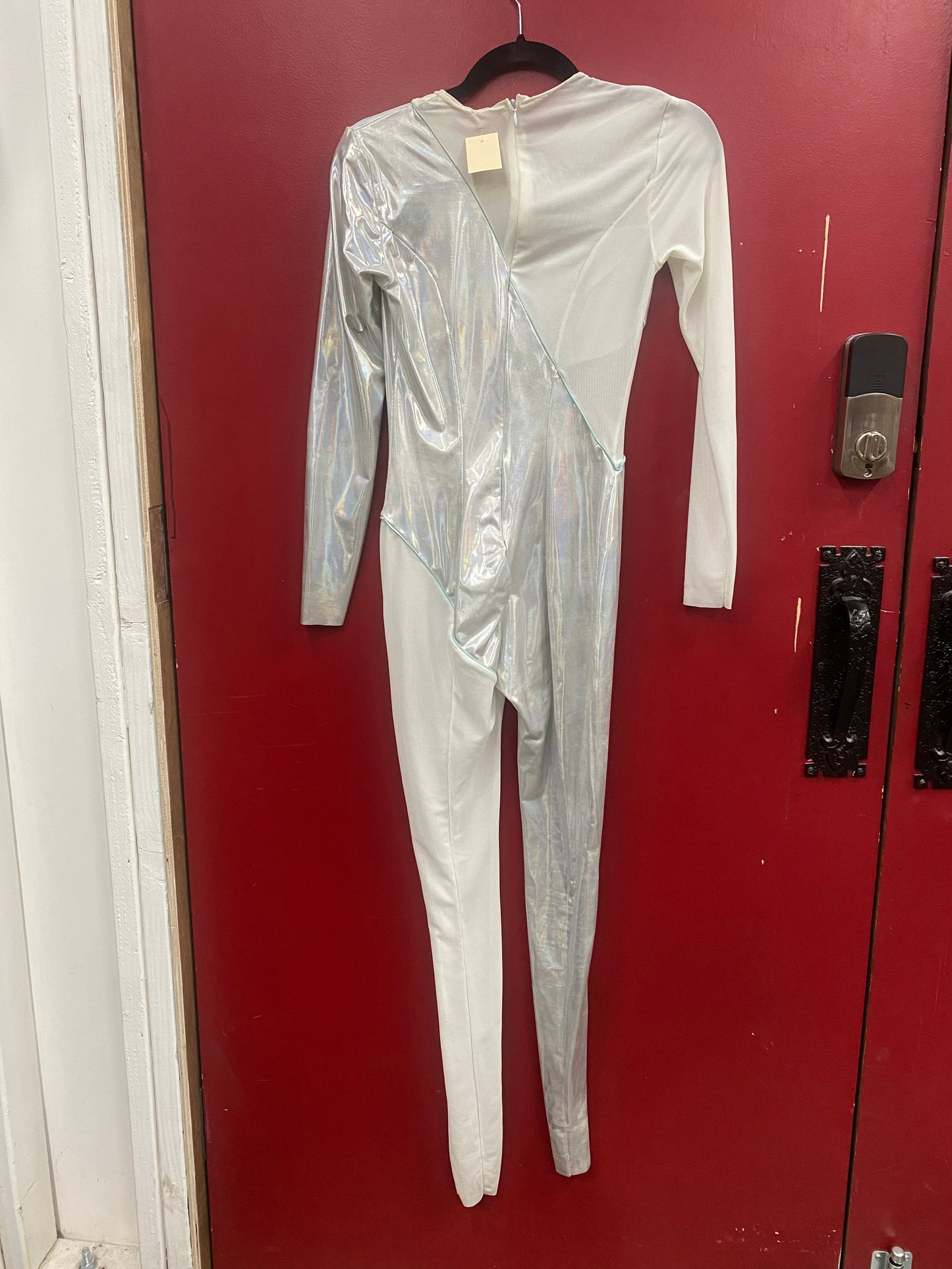 Small Left Sleeve Holographic Bodysuit