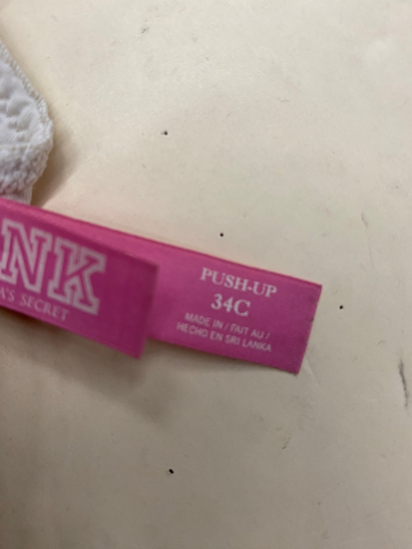 34C Blood Drip Rhinestone Bra