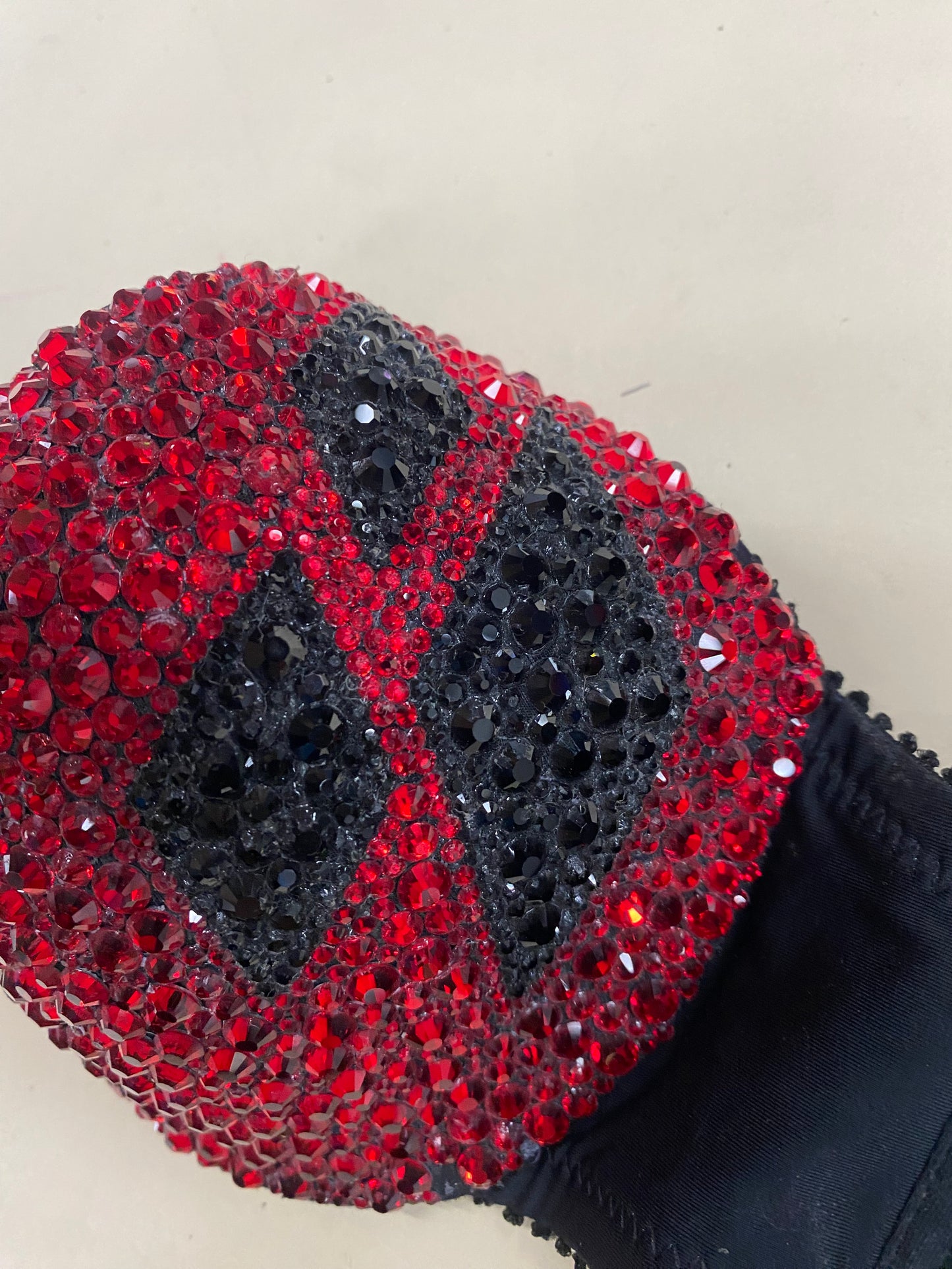 34C Harley Quinn Rhinestone Front Clasp Bra