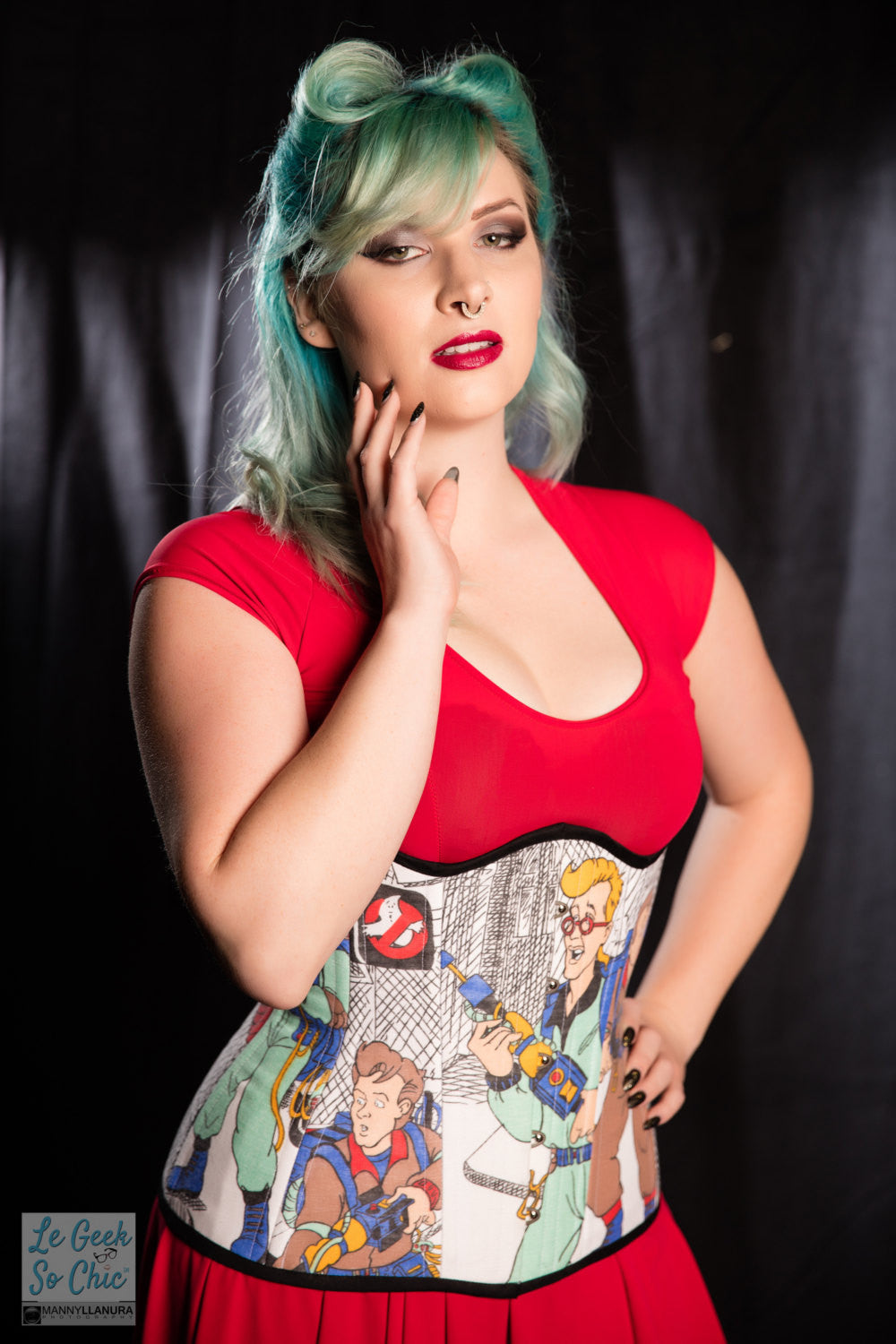 Size 24" I Ain't Afraid of No Sheets Long Line Corset