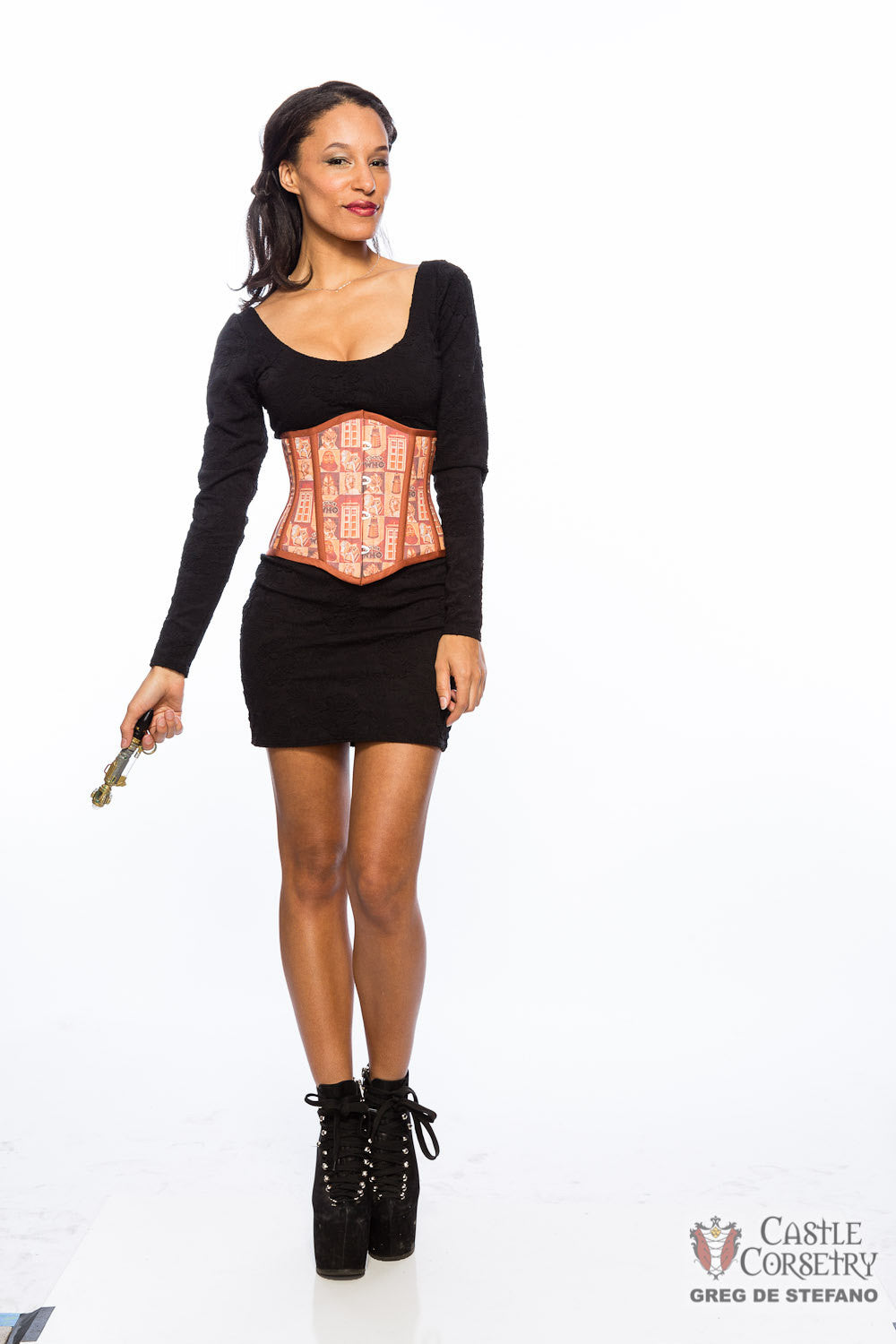 Size 20" Time Traveler Sepia Waist Cincher