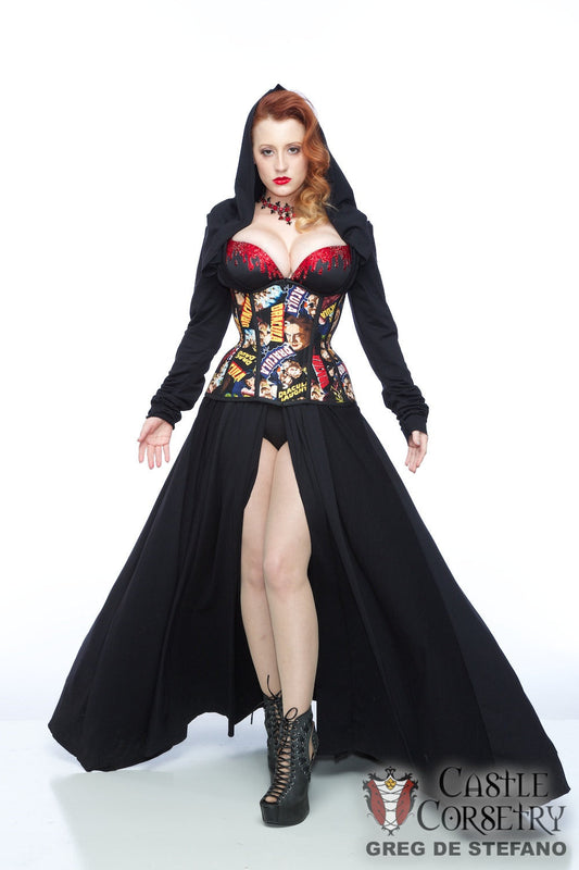 Size 20" Dracula Long Line Corset