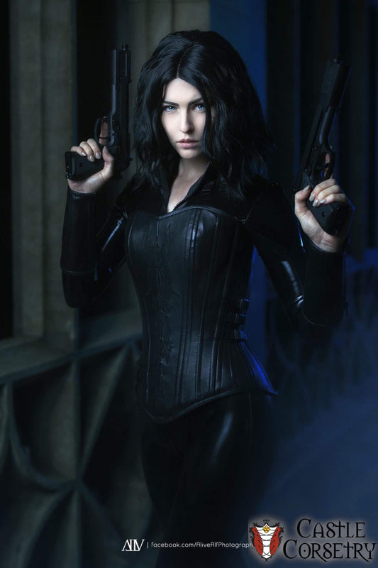 Selene Leather Overbust Corset