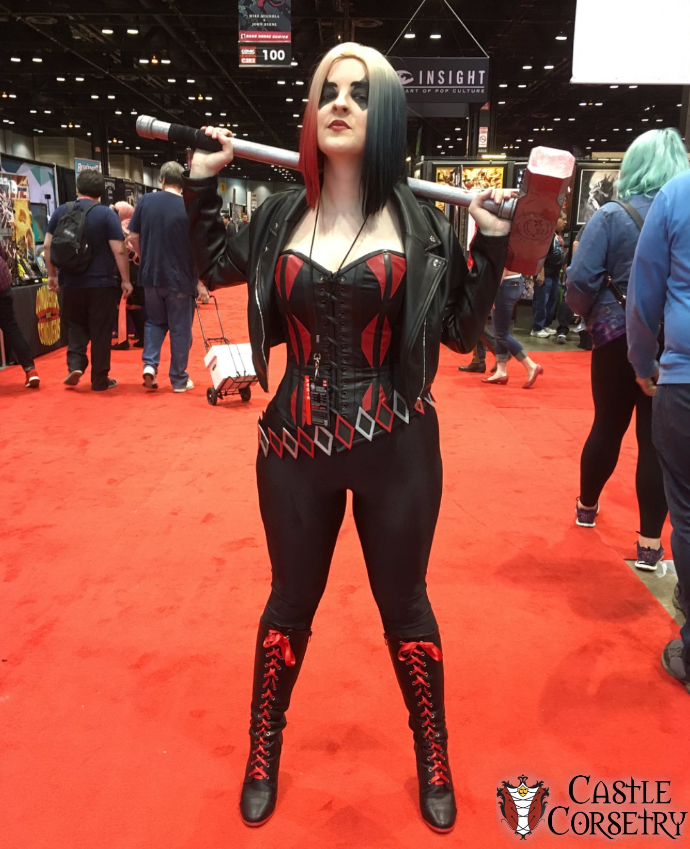 Harlequin Overbust Corset