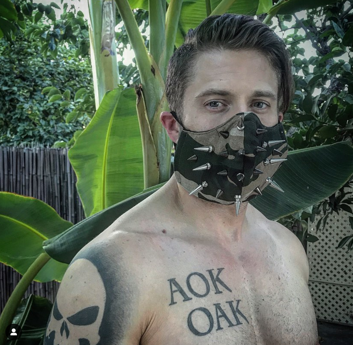 Camo 'Face Mace' Mask