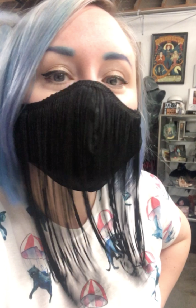 Orville Fringe Face Mask