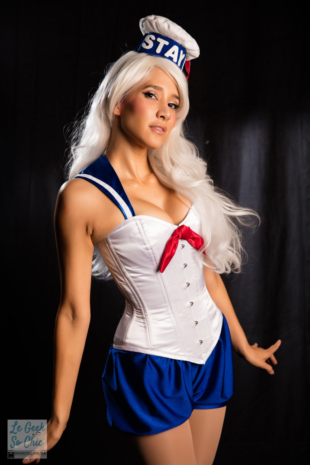 Stay Puft Sailor Overbust Corset
