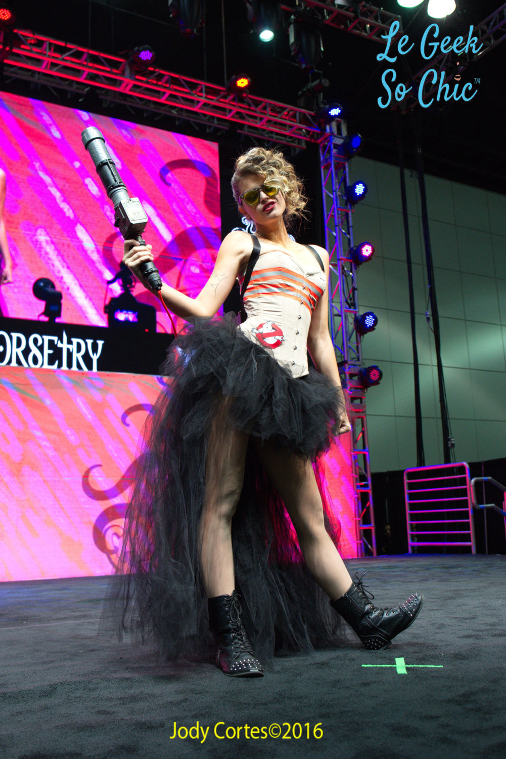 Bustin' Out Uniform Overbust Corset