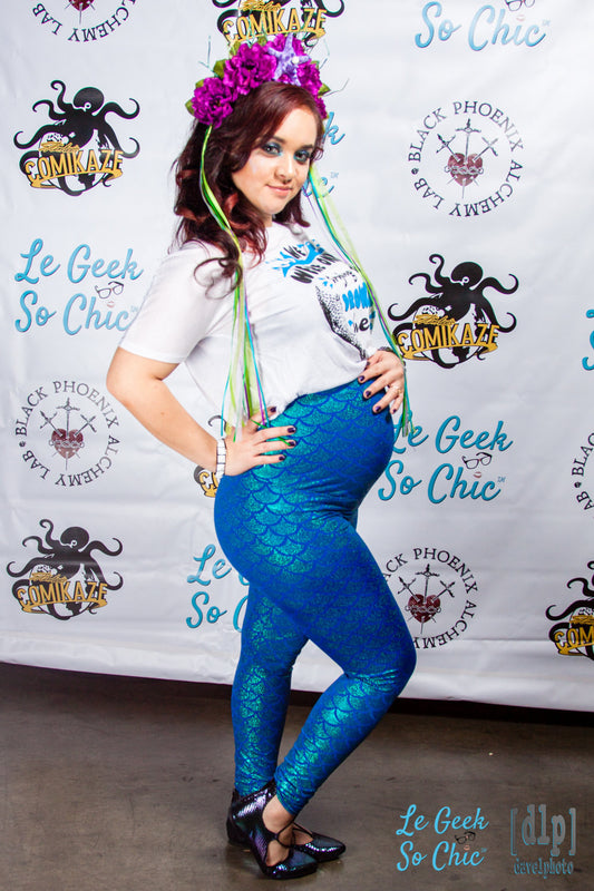 Mermaid 'Merternity' Leggings