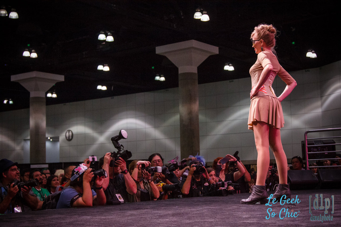 Bustin' Out Uniform Long Line Corset