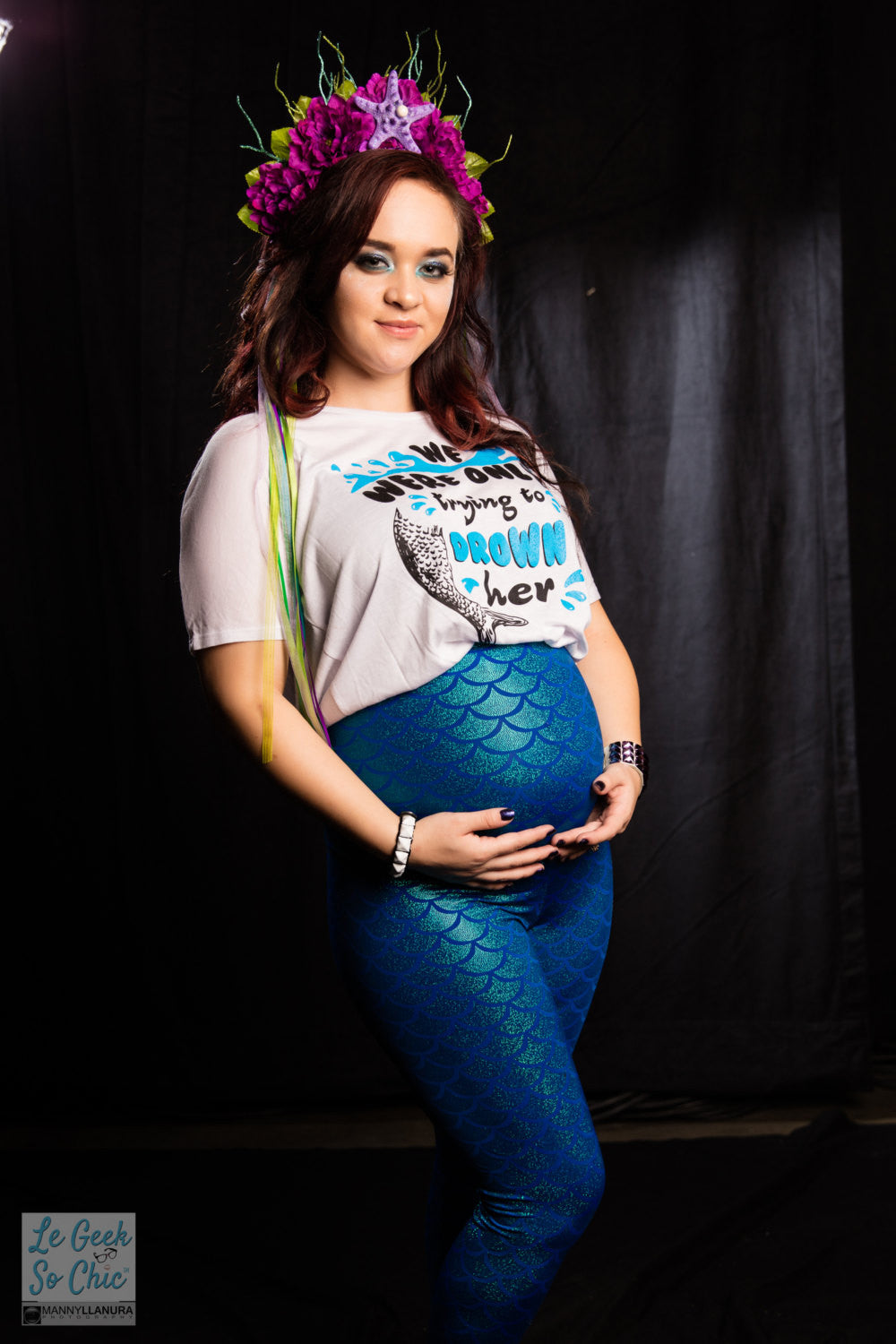 Mermaid 'Merternity' Leggings