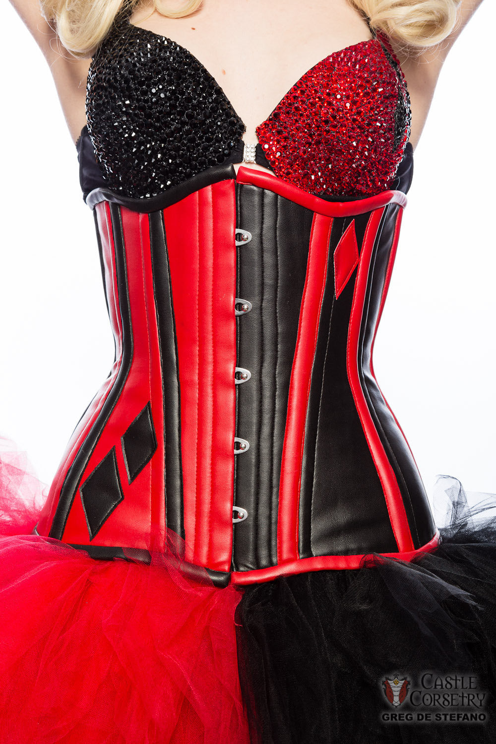 Harlequin Long Line Corset