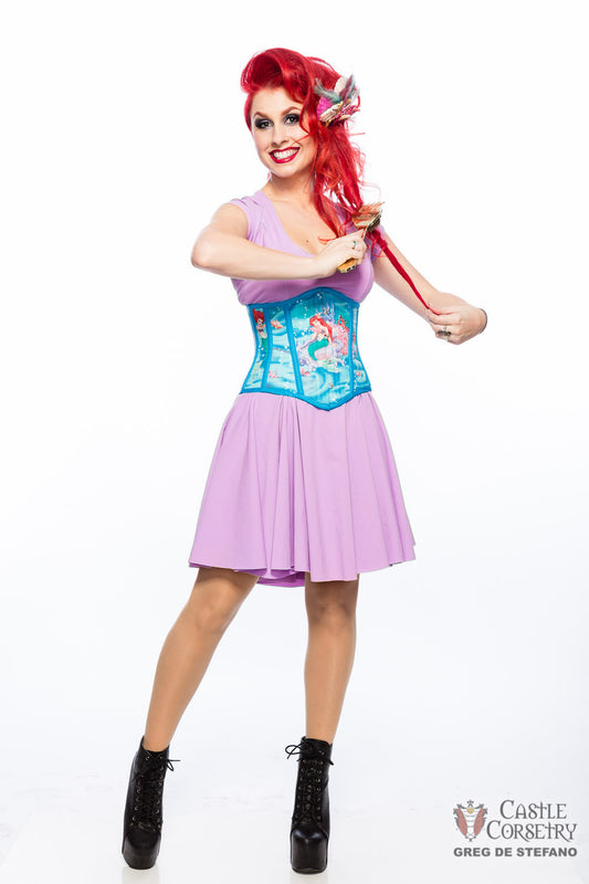 Mermaid Teal Waist Cincher