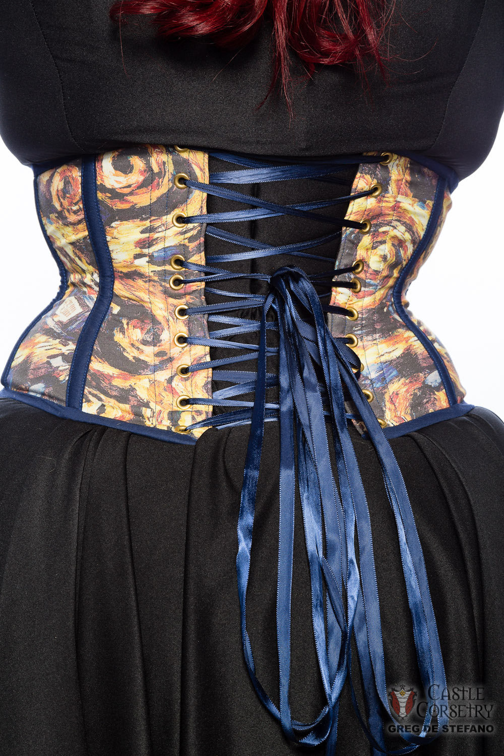 Van Gogh Exploding Police Box Waist Cincher