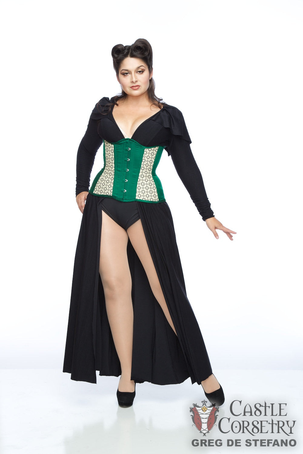 Kneel Before Me Long Line Corset