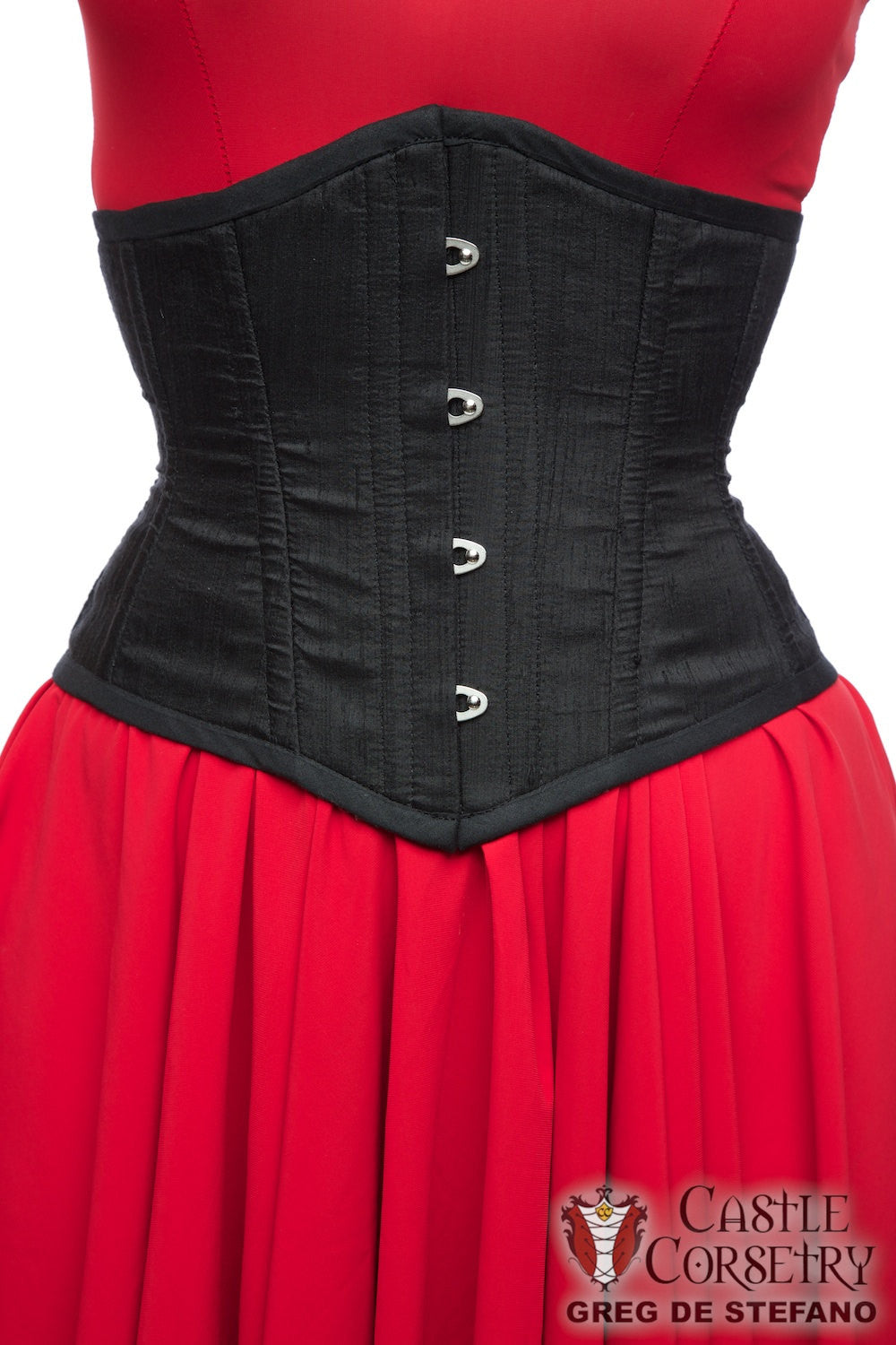 Black Silk Waist Cincher