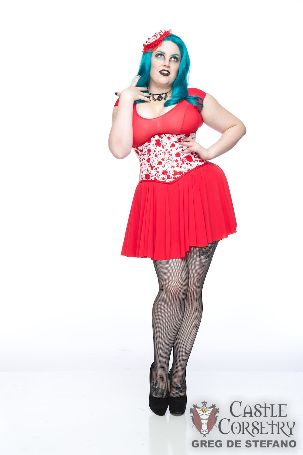 Blood Spatter Waist Cincher