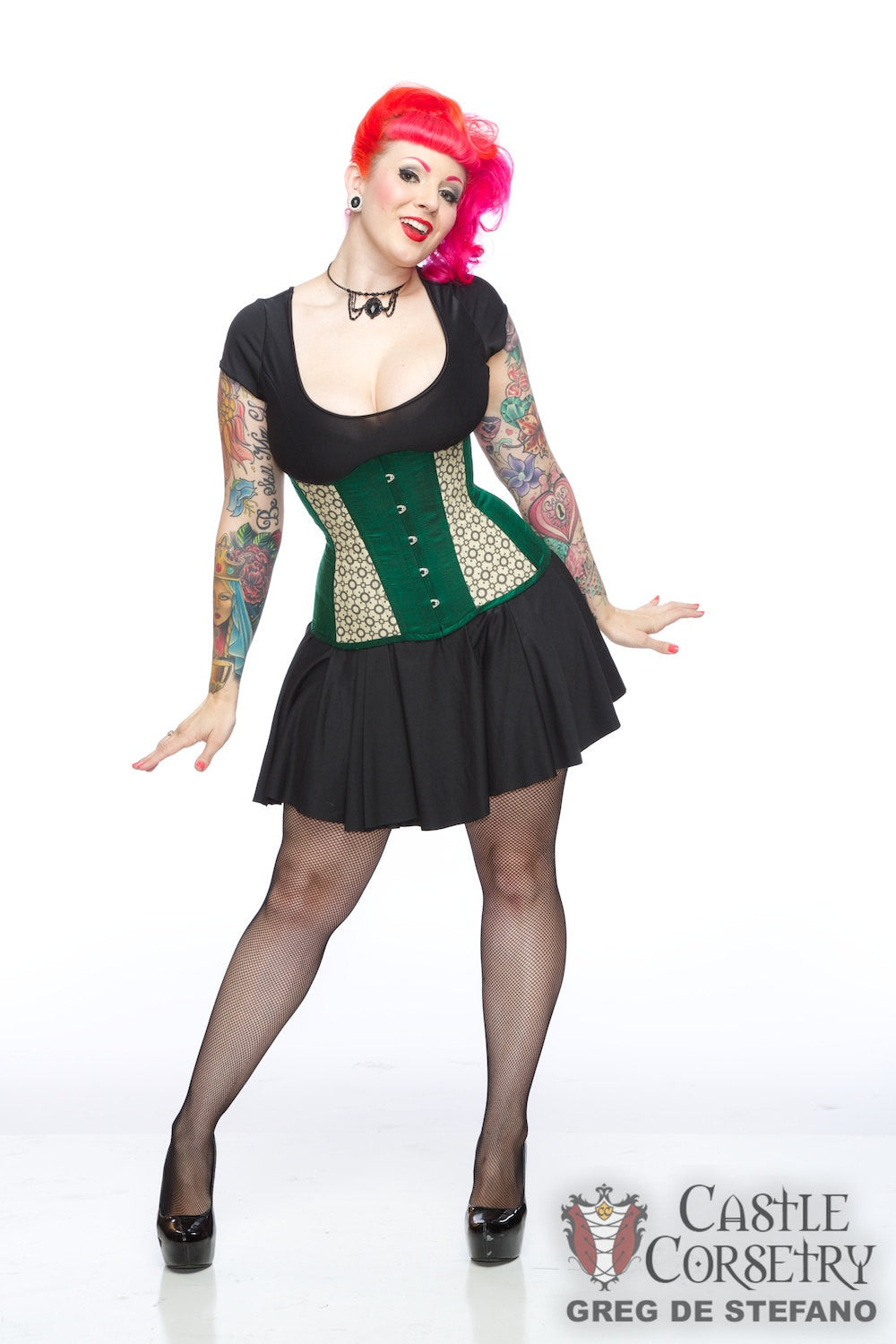 Kneel Before Me Long Line Corset