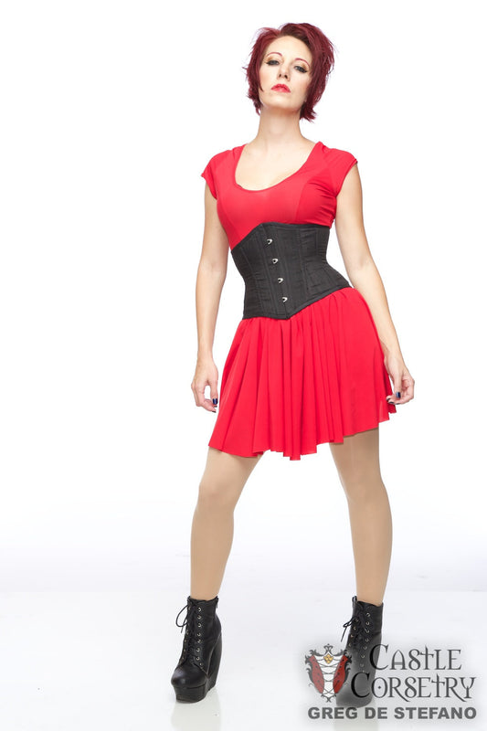 Black Silk Waist Cincher