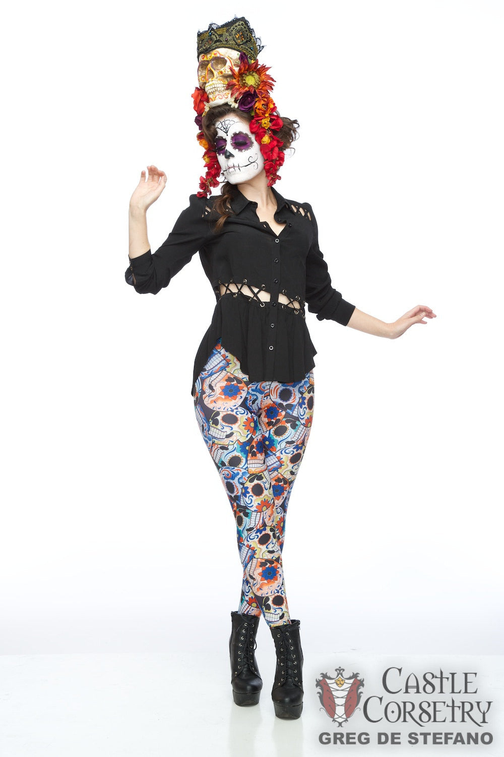 Sugar Skulls Leggings