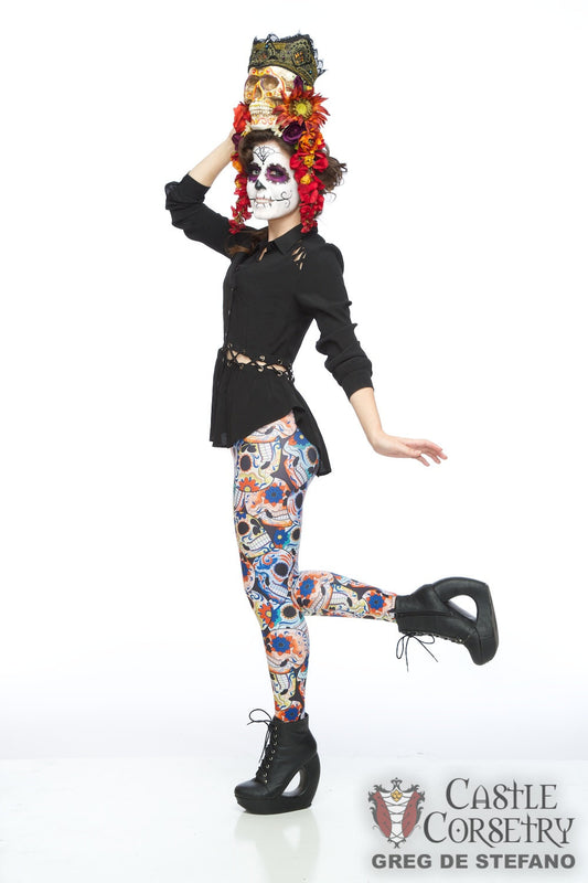 Sugar Skulls Leggings