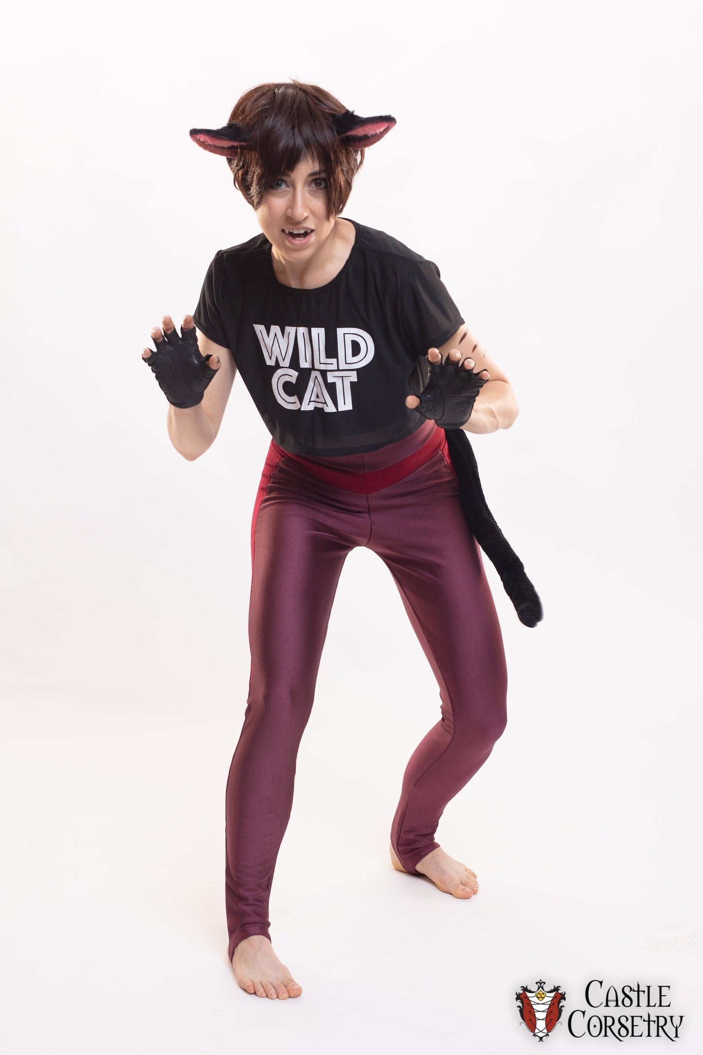 Large Wild Cat Gym Pants