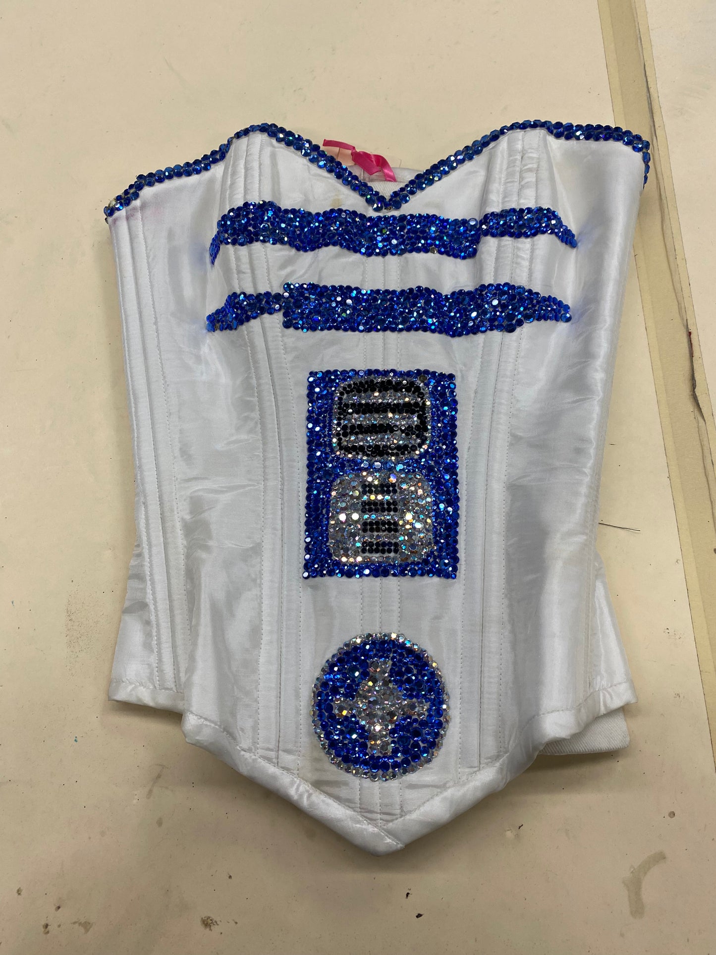 Size 22" R2D2 Sparkle Overbust Corset