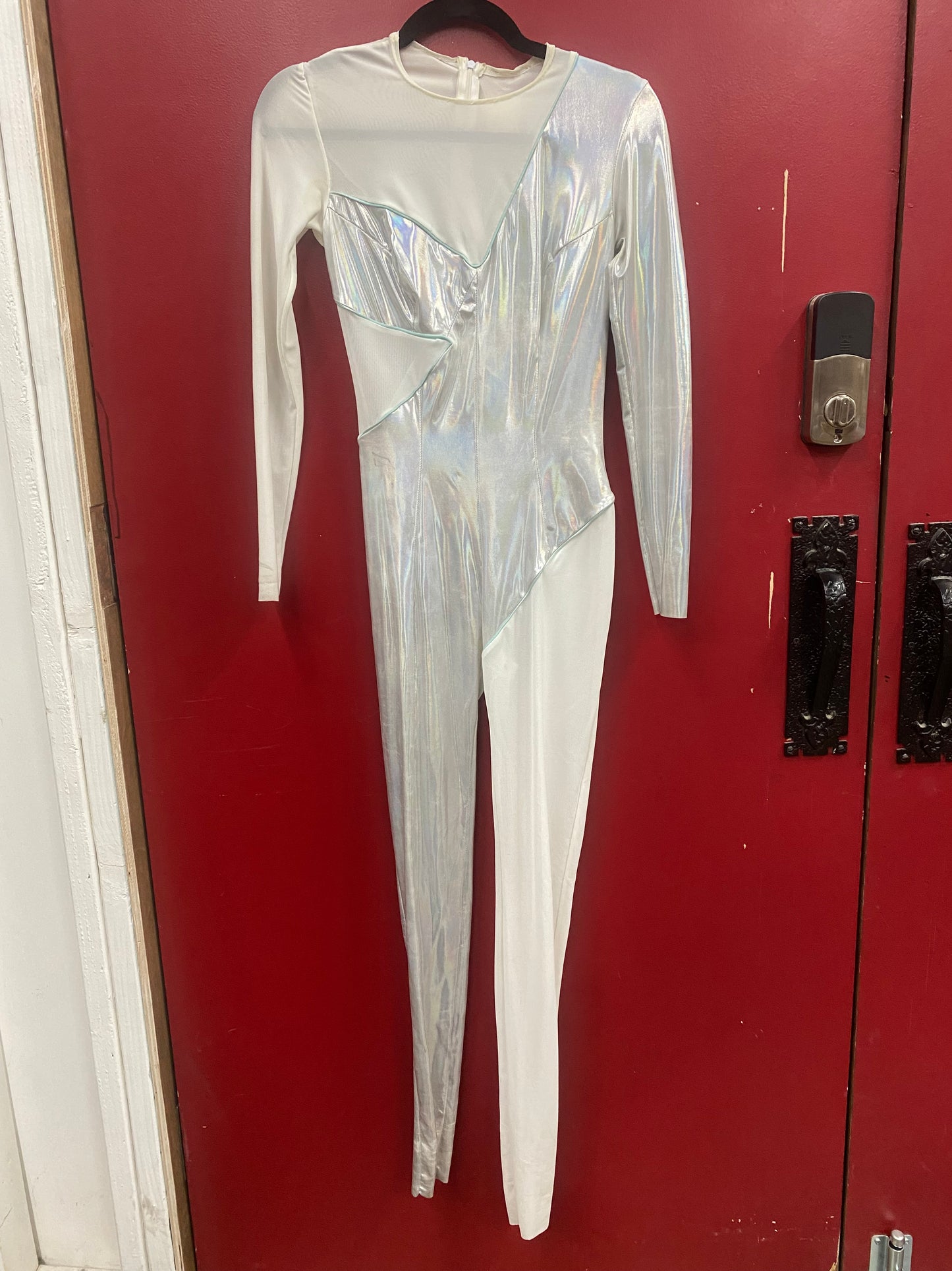 Small Left Sleeve Holographic Bodysuit