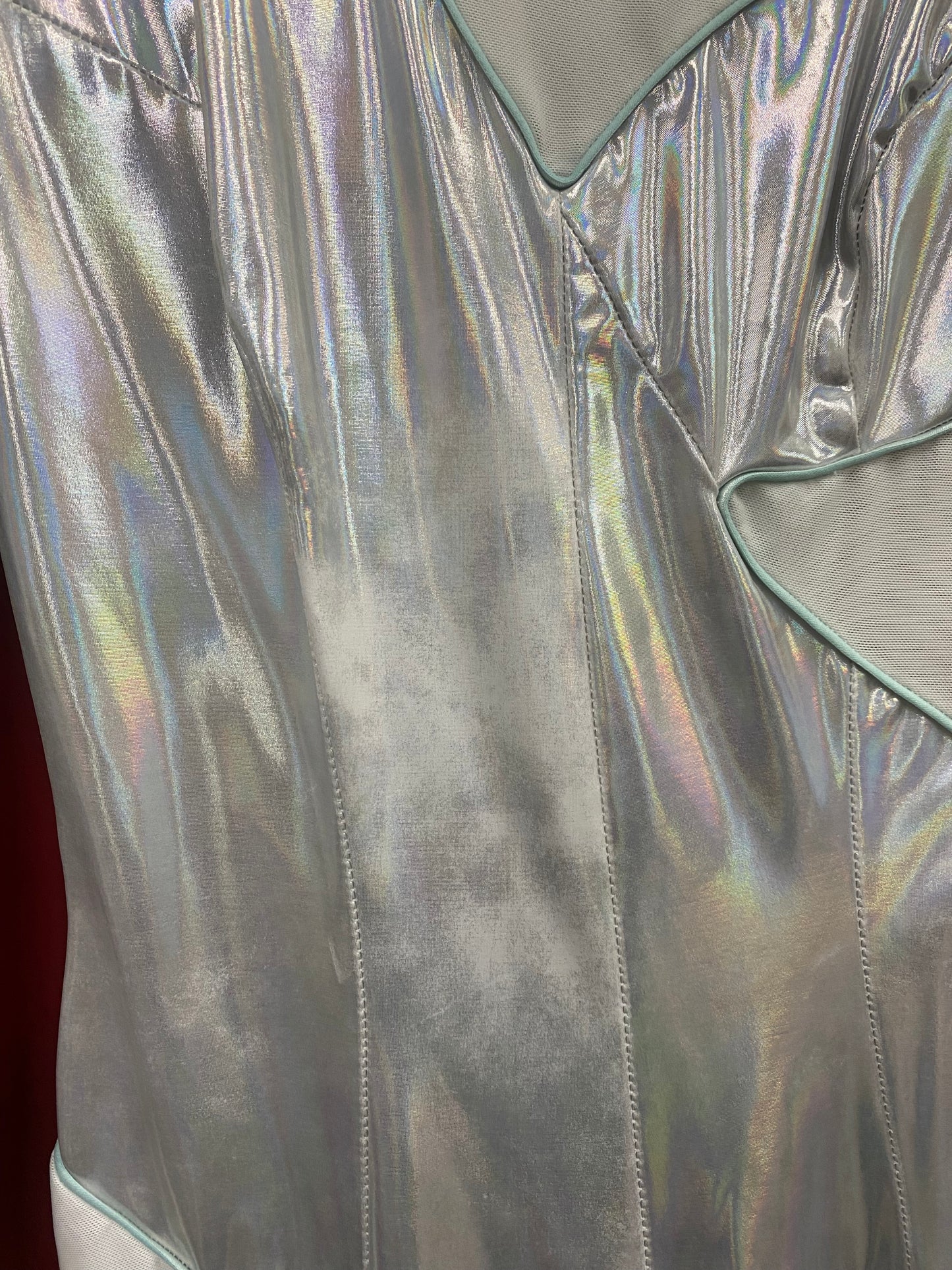 Small Right Sleeve Holographic Bodysuit