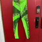 Small Green and Black Funky Leggings