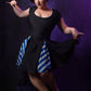 Small Blue Basic Witch Swing Dress