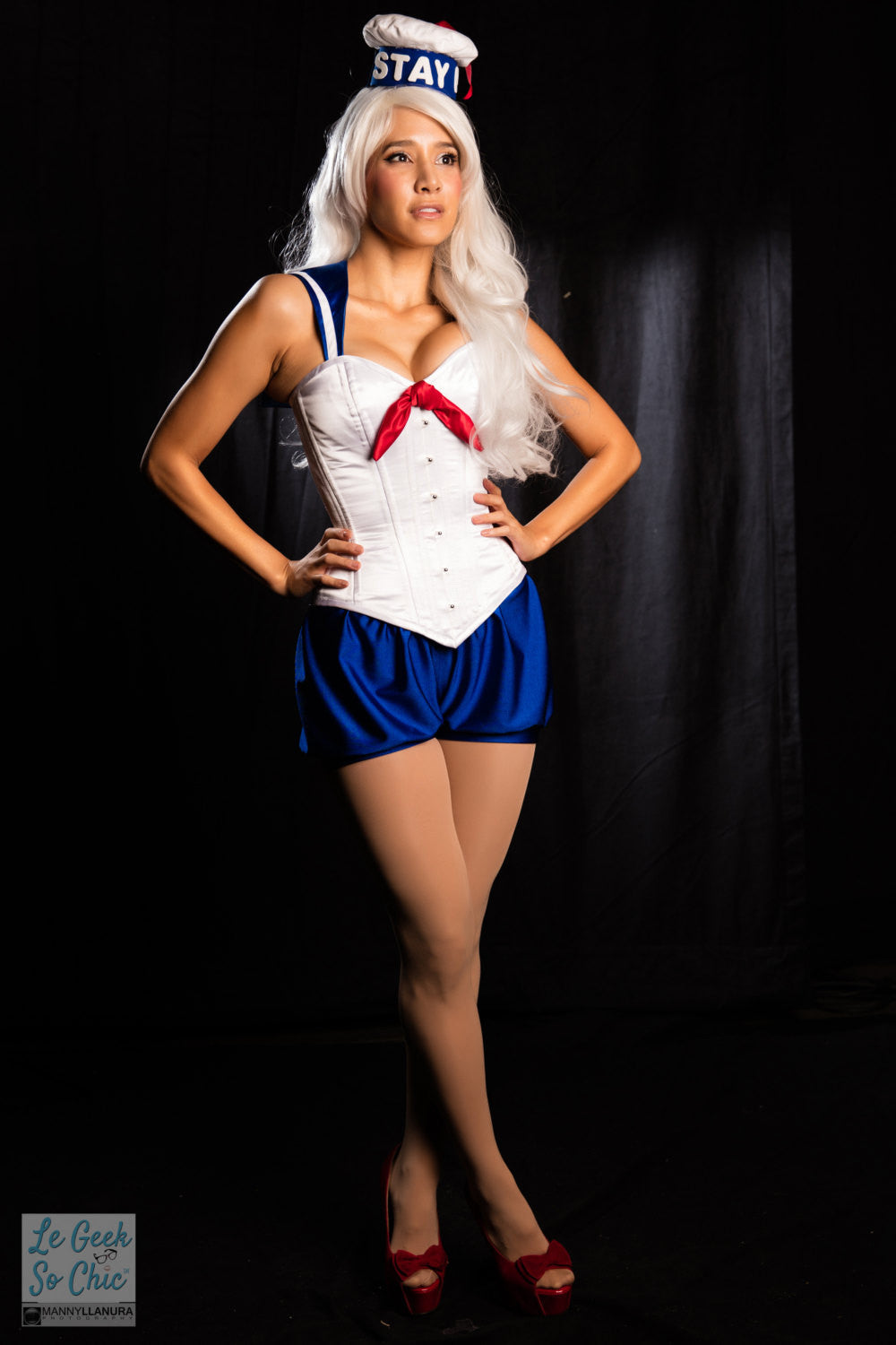Stay Puft Sailor Overbust Corset