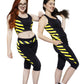 Yellow #BasicWitchWear Workout Full-Length Pants