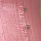 Pink Silk Long Line Waist-Training Corset