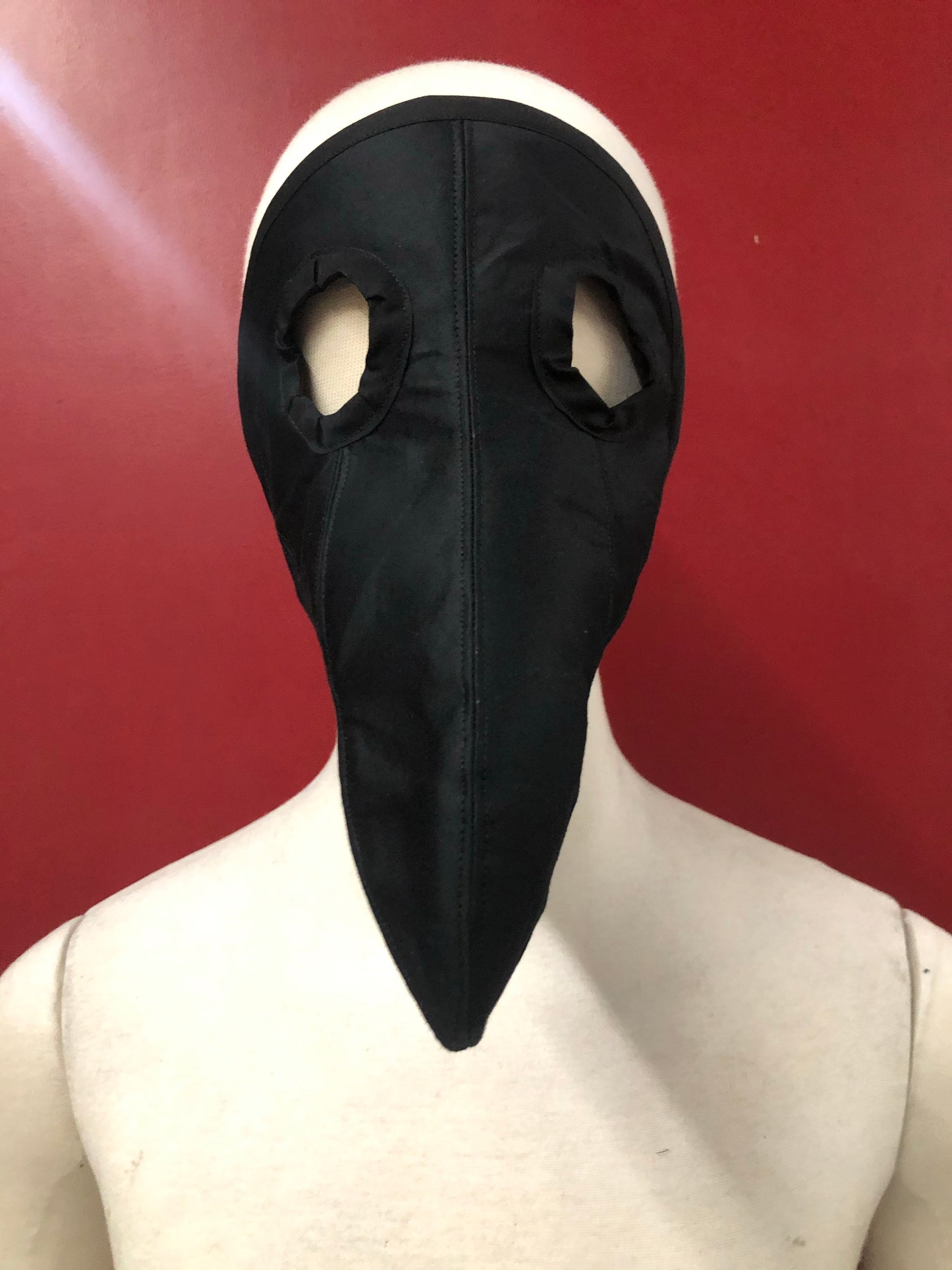 Black Cotton Plague Doctor Face Mask